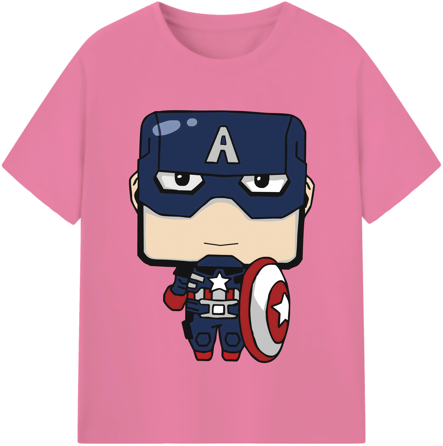 （画像用） アベンジャーズ The Avengers 綿100％半袖Tシャツ（フロントプリント）